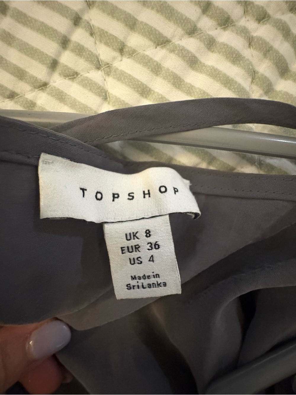 Topshop Grey Midi Dress in Soft Charcoal